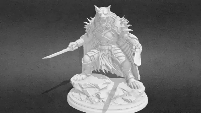 狼人恶棍拉沃克·夜牙obj.obj