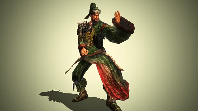 男人关羽   古装三国3D模型