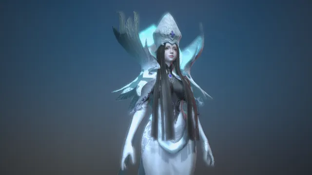 美丽女王  冰雪美人  魔法  女神