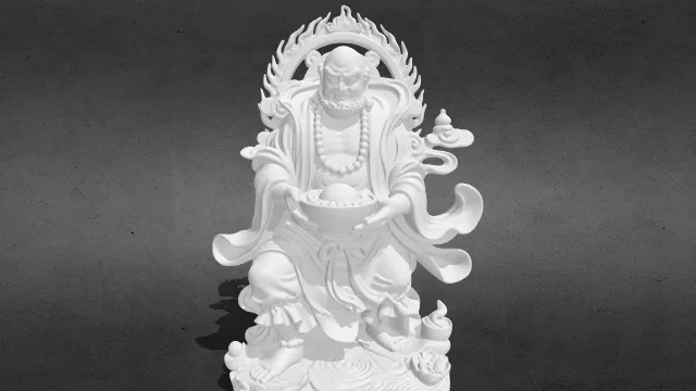 十八罗汉之举钵罗汉stl.stl