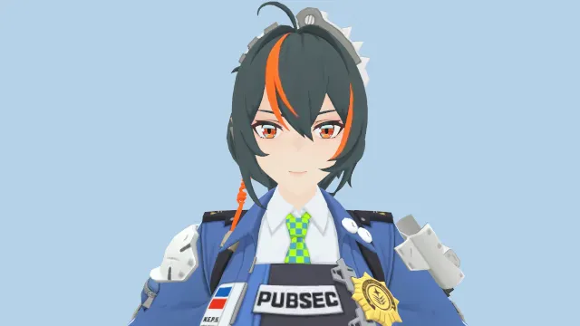 绝区零女性角色人物模型警服战斗服