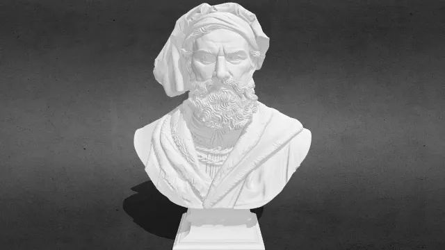 Marco Polo马可·波罗 半身像stl