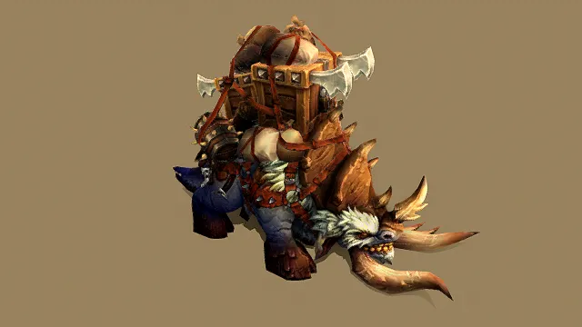 魔兽坐骑    地狱猛兽    游戏怪兽3D模型
