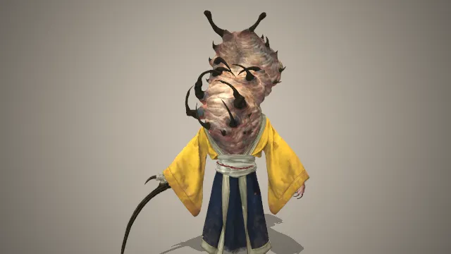 黑神话  虫羽士  角色  游戏建模  人物