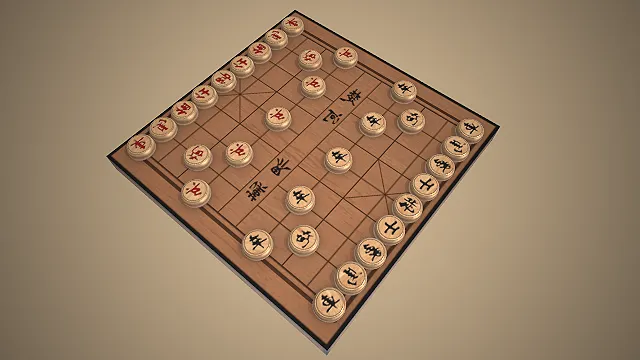 中国象棋  木质棋盘  益智博弈  传统棋类