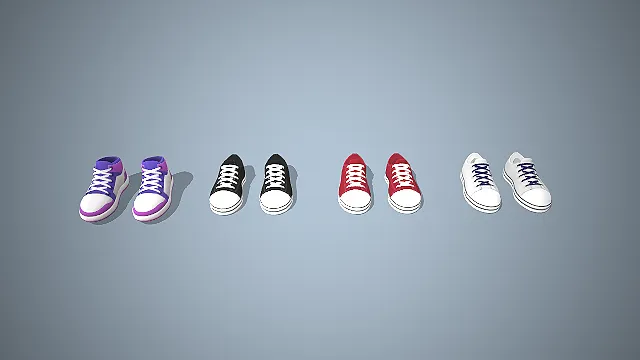 帆布鞋模型  街头潮流风  休闲百搭  交叉绑带