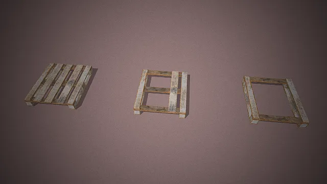 一套写实风格的钢结构3D模型