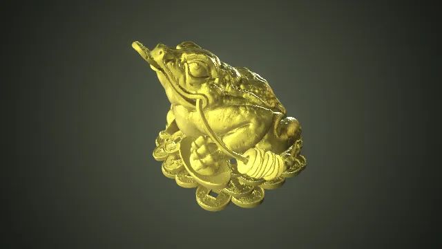 蟾蜍 金蟾 zb模型 雕刻模型