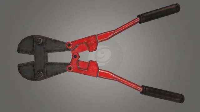 螺栓切割器大型钳子工具动画