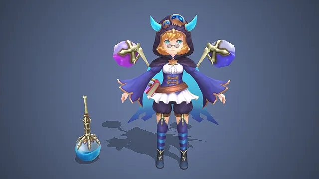 亡灵巫师  萝莉少女  魔法法器  二次元