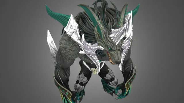怪兽 角色 模型 pbr