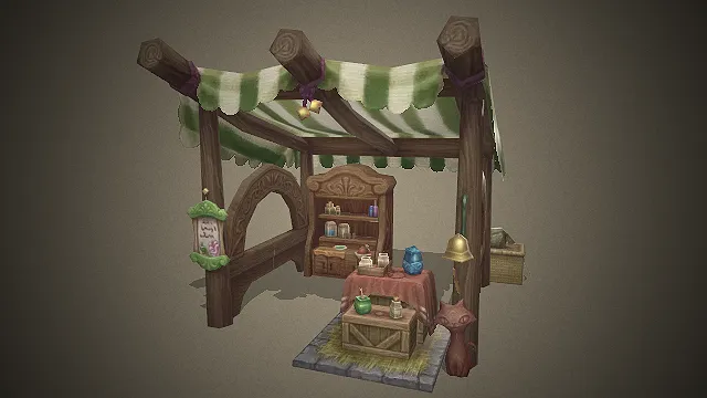 杂货摊  治愈系小店  冒险营地  魔法小店