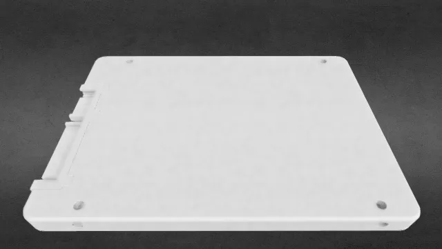 2.5寸固态硬盘模型7mm厚度