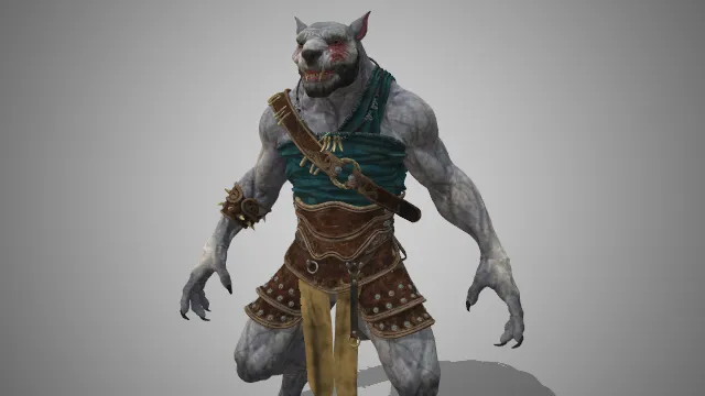 黑神话  狼刺客  动物  游戏模型  妖怪