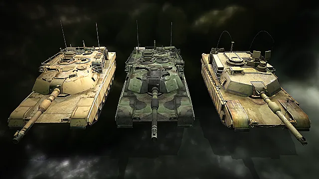 M1A1美式坦克  绿洲涂装  沙漠涂装  