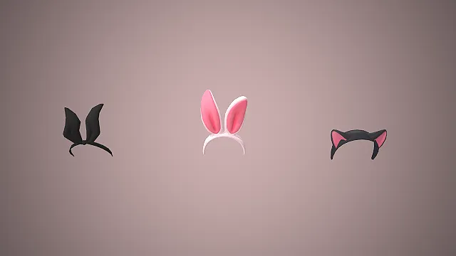 可爱发箍  动物耳朵  造型发饰  粉色卡通