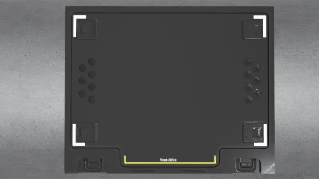 3D模型的科幻面板