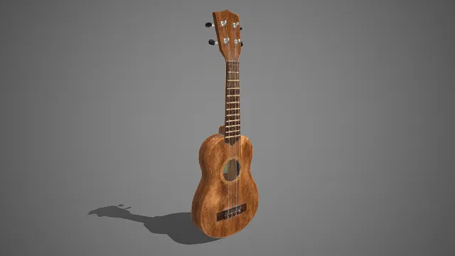 尤克里里  木质材质  四弦设计  金属品丝  经典小吉他造型  弦乐器  演奏  音乐创作  