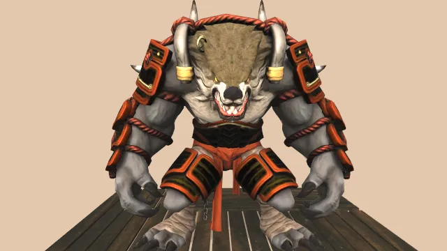 狼动物游戏拟人角色怪兽动画