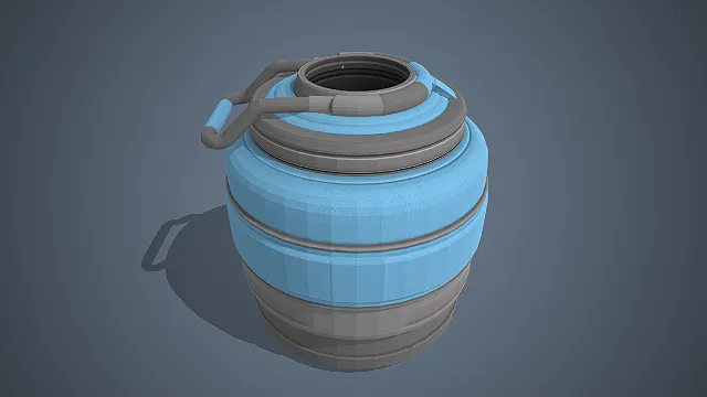 科幻风格  资源容器  能量储存罐  模块化结构  工业设计