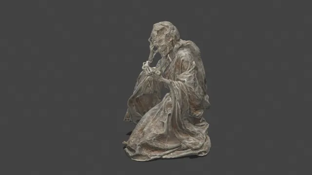 黑神话  白骨夫人  游戏角色  雕刻  写实