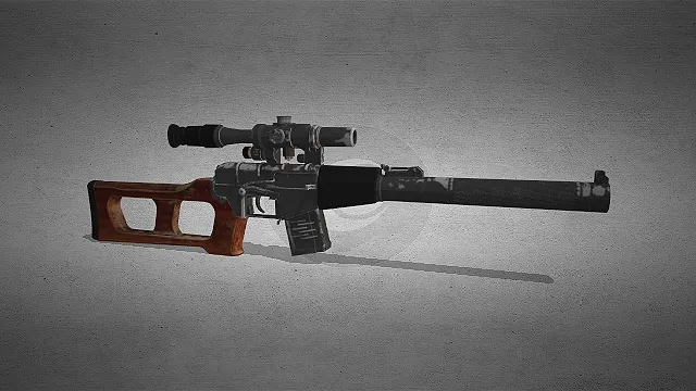VSS狙击步枪  做旧磨损  狙击枪械  游戏道具