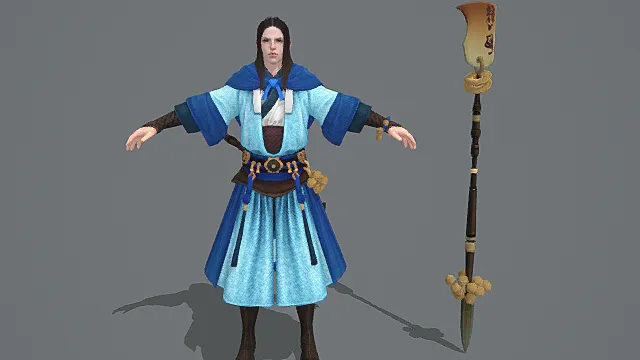 青岚侠将·俊朗型古风江湖义将套装