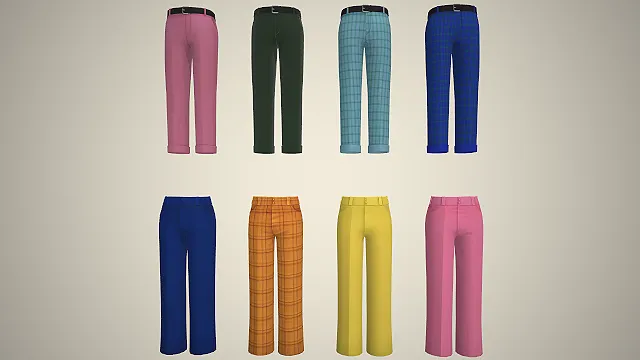 西装长裤  服装模型  直筒裤脚  百搭正装款