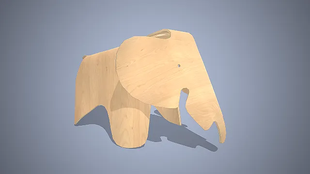 木质大象  现代简约  桌面装饰  动物摆件