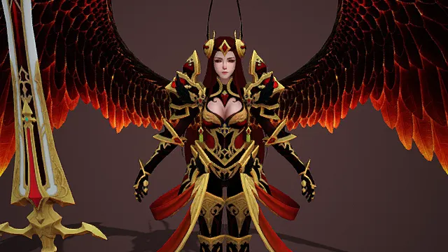 Gabriel (Boss) 韩风格人物游戏角色模型