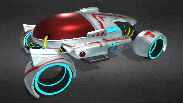 未来科幻特隆科技赛博朋克汽车