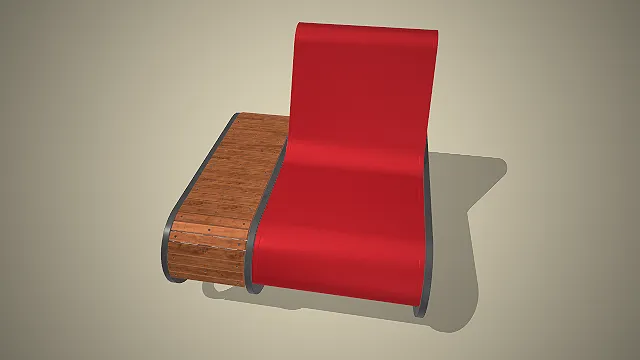 弧形休闲椅  现代设计  多功能座椅  户外家具