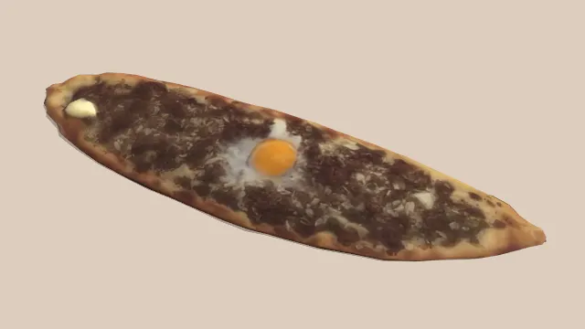 土耳其披萨皮塔饼卷饼食物