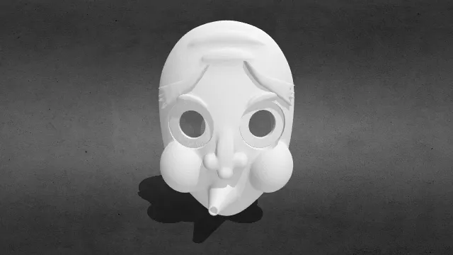 鬼灭之刃面具 萤火 stl.stl