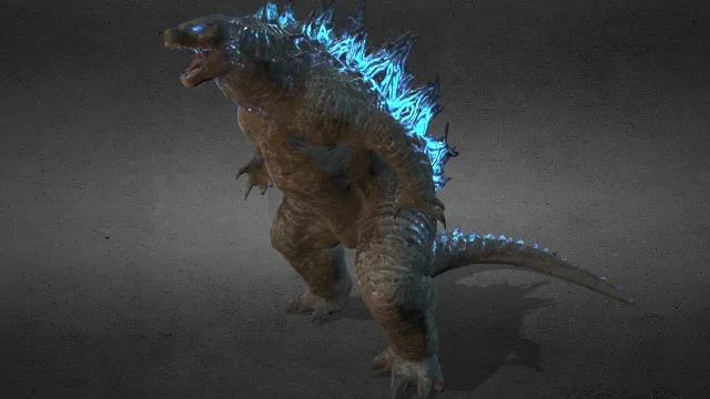 哥斯拉怪兽怪物模型动画