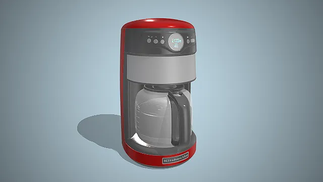 咖啡机  数字显示屏  玻璃咖啡壶  厨房电器