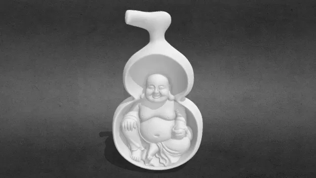 弥勒佛葫芦_obj.obj