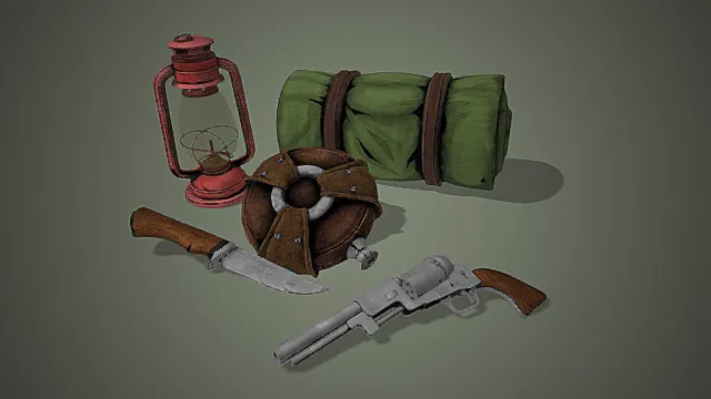 荒野求生装备套装模型