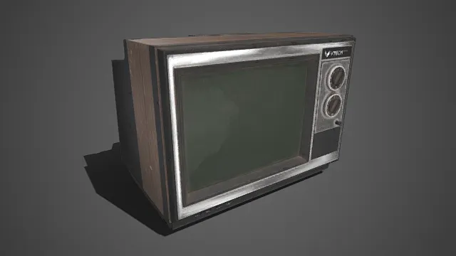 复古电视机  老式显像管设计  视听设备  家庭娱乐  家电  复古质感  时代特征