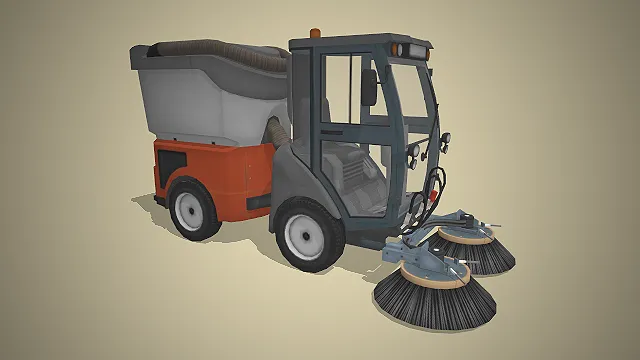 道路清扫车  环卫设备  户外作业设备  双盘式清扫刷