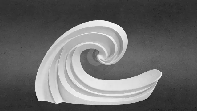 风格化海浪stl.stl