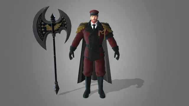 游戏建模 人物建模 海军 游戏皮肤