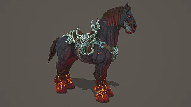 熔岩邪能战马：魔化堕落坐骑