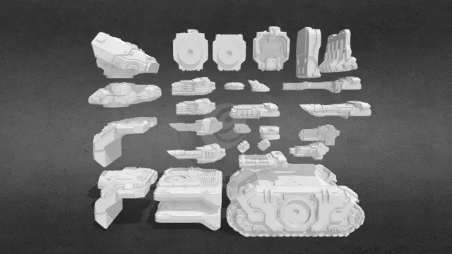 战锤坦克 拼装款