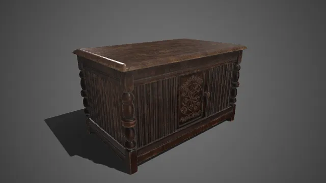 复古风  木质储物柜  球形纹理的立柱  古典韵味  传统工艺雕花  实用家具