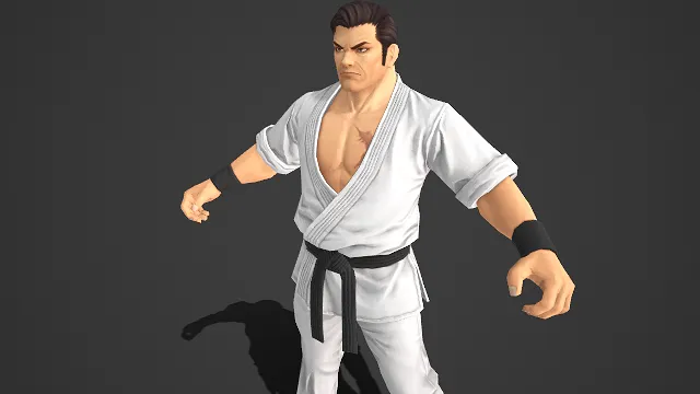 武道服   交领款式衣襟  简洁干练  空手道  格斗家  格斗题材