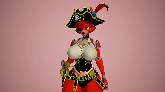 海盗狐狸 Foxy FNAF3D模型
