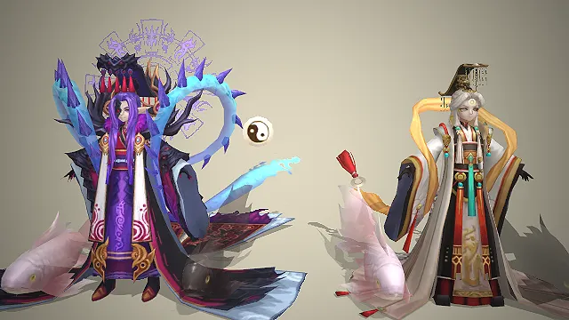 神魔设定  道韵法器  华丽华服  东方神话  