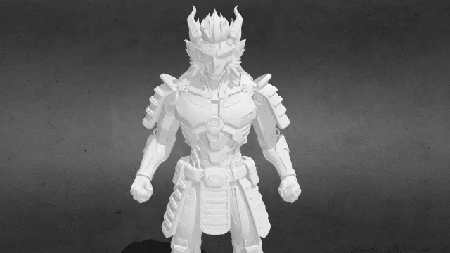 孙悟空 暗黑武士stl