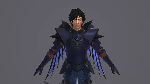 幽羽魔铠·天翼型奇幻战魂套装